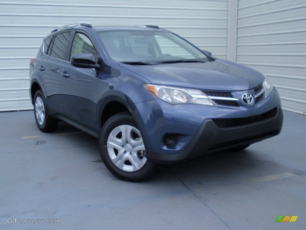 2014 RAV4 LE - Shoreline Blue Pearl / Black photo #1