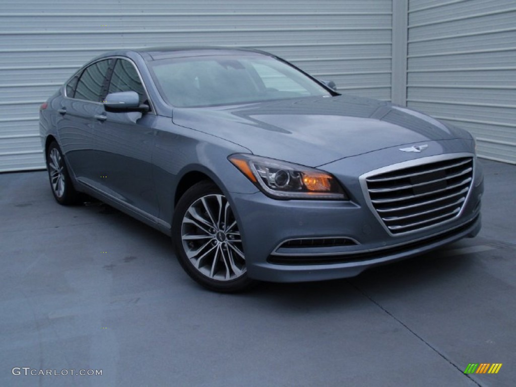 Parisian Gray 2015 Hyundai Genesis 3.8 Sedan Exterior Photo #93421262