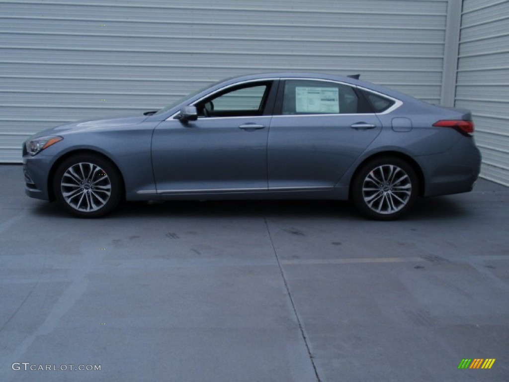 2015 Genesis 3.8 Sedan - Parisian Gray / Black photo #6