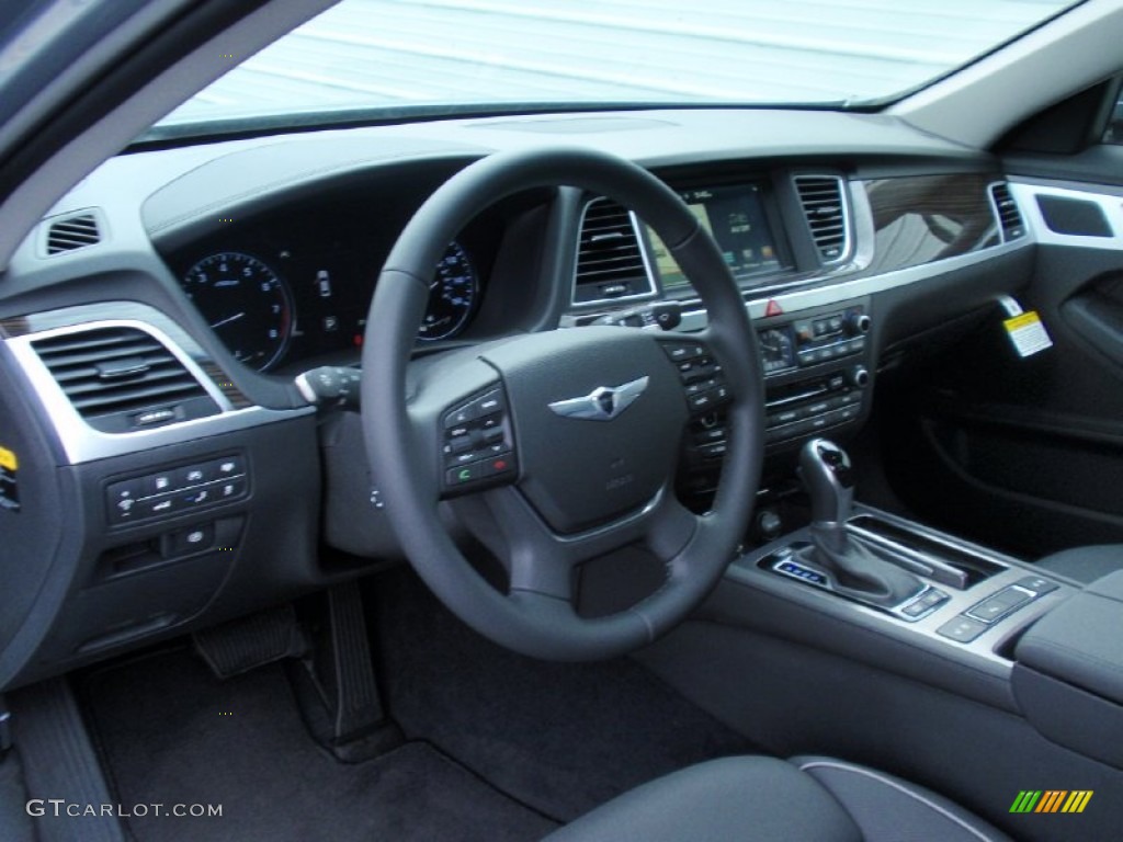 2015 Genesis 3.8 Sedan - Parisian Gray / Black photo #26