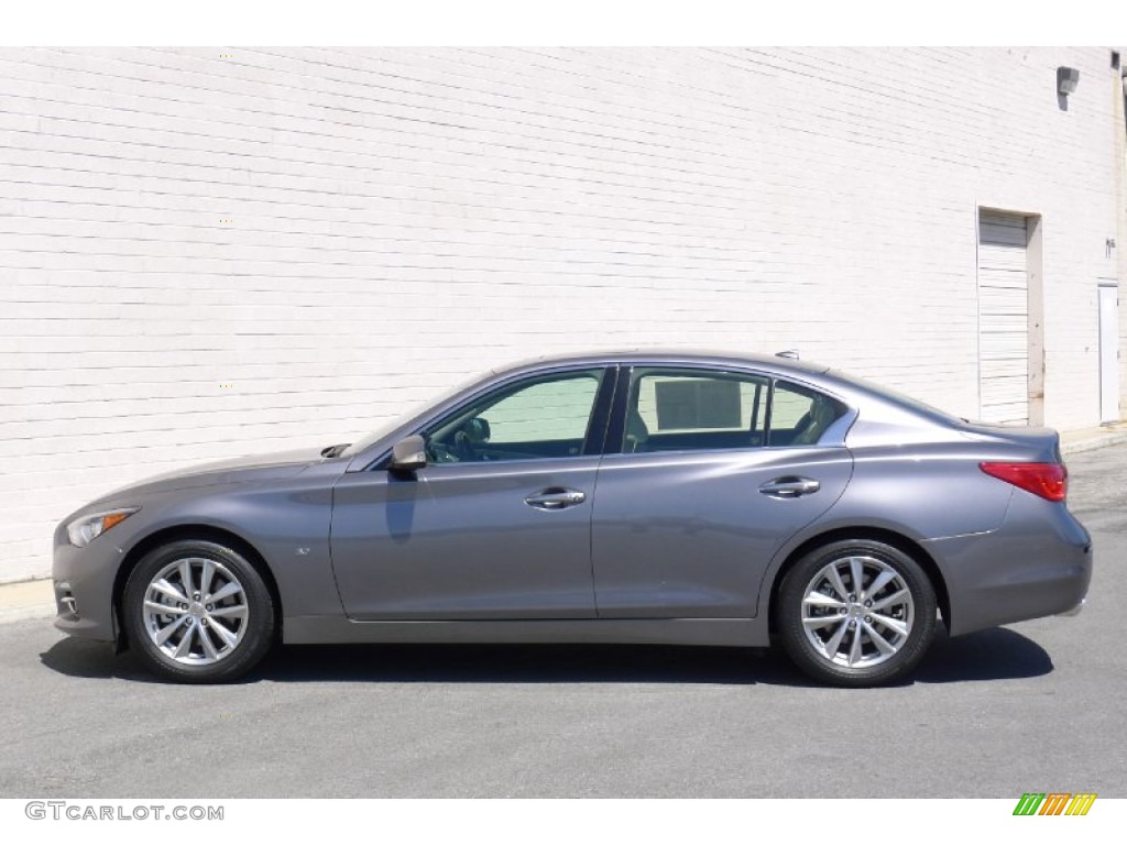 Graphite Shadow 2014 Infiniti Q 50 3.7 Premium Exterior Photo #93422738