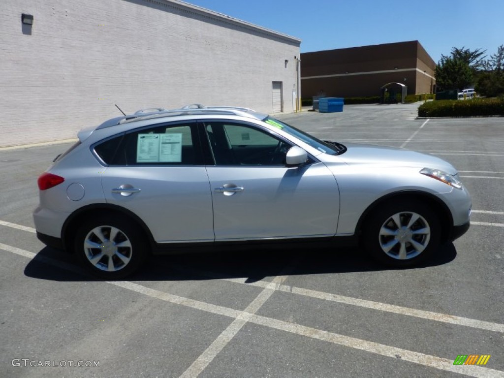2008 EX 35 Journey AWD - Liquid Platinum / Graphite photo #3