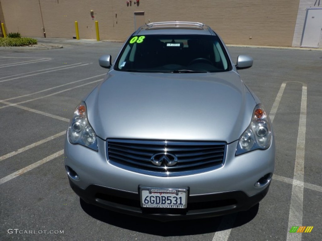 2008 EX 35 Journey AWD - Liquid Platinum / Graphite photo #8