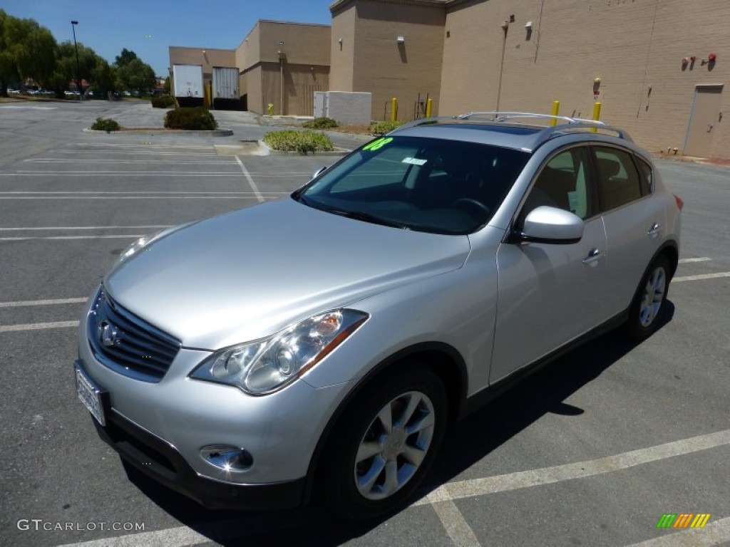 2008 EX 35 Journey AWD - Liquid Platinum / Graphite photo #9