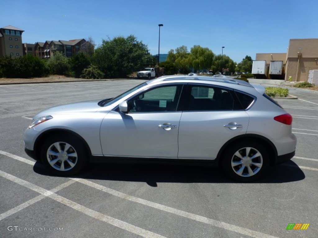 2008 EX 35 Journey AWD - Liquid Platinum / Graphite photo #11