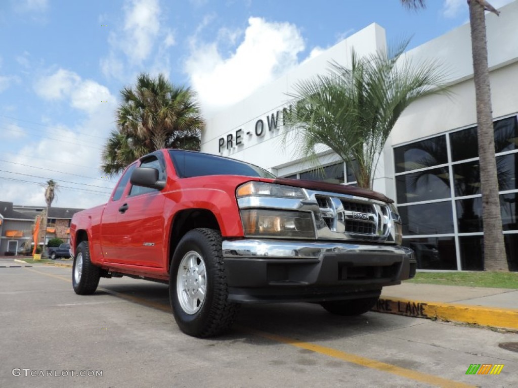 2008 i-Series Truck i-290 S Extended Cab - Radiant Red / Medium Pewter photo #1