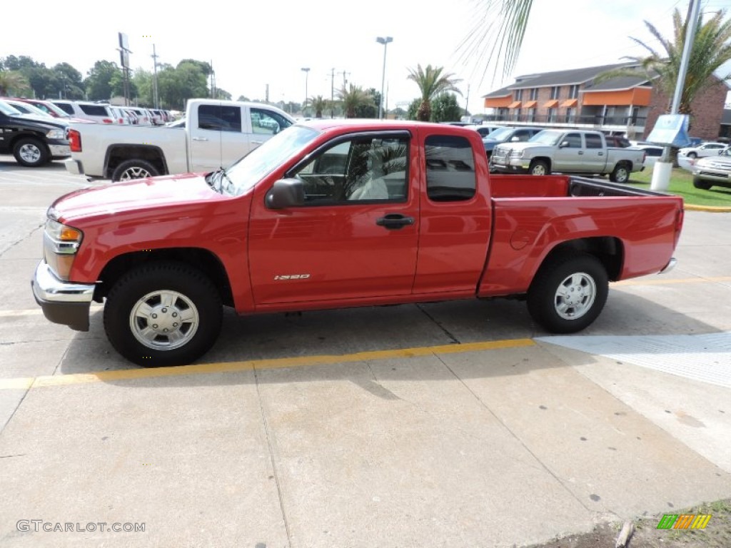 Radiant Red 2008 Isuzu i-Series Truck i-290 S Extended Cab Exterior Photo #93425005