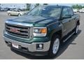 Emerald Green Metallic - Sierra 1500 SLE Crew Cab Photo No. 2