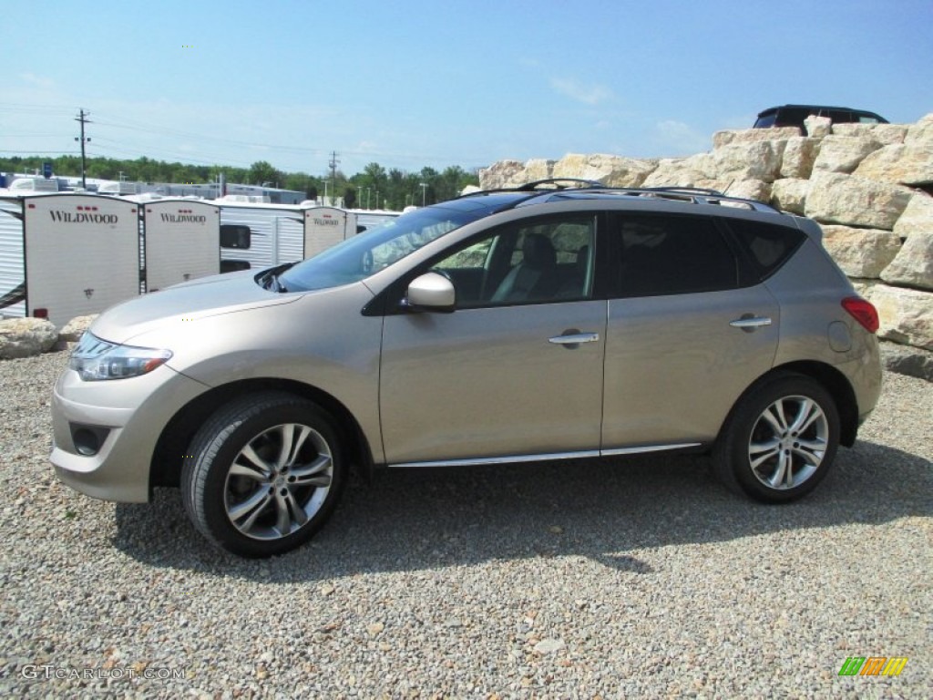 2009 Murano LE AWD - Saharan Stone Metallic / Black photo #3