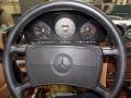 1988 Mercedes-Benz SL Class Palomino Interior Steering Wheel Photo