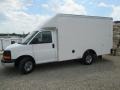 Summit White - Savana Cutaway 3500 Commercial Moving Truck Photo No. 3
