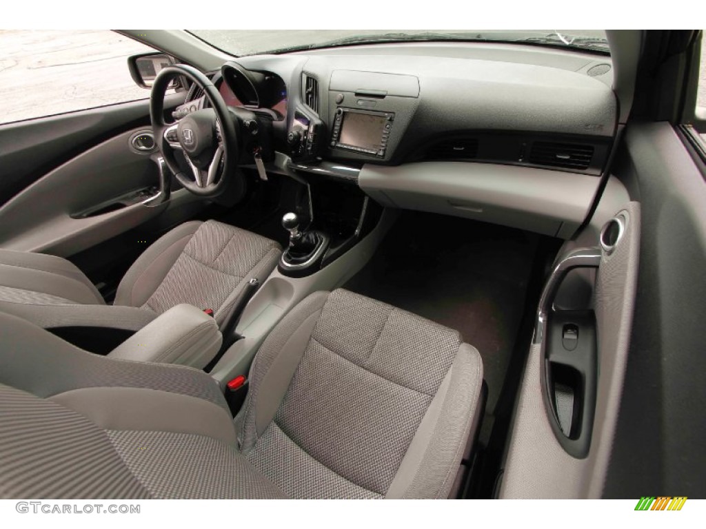 Gray Fabric Interior 2011 Honda CR-Z EX Sport Hybrid Photo #93432236