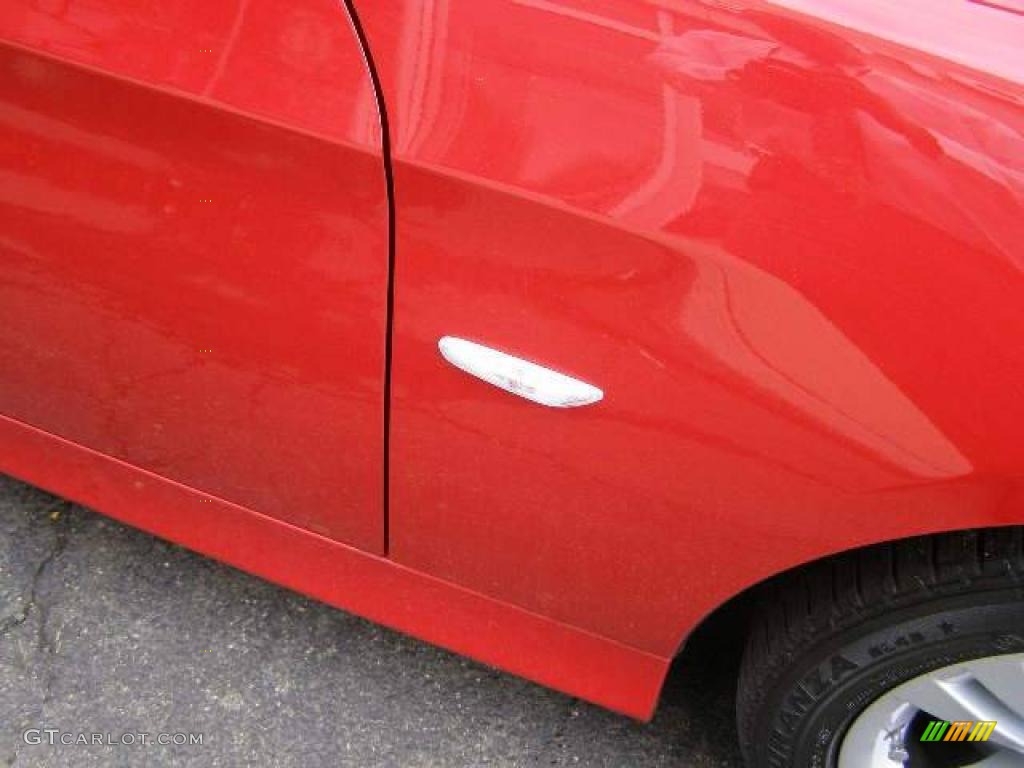 2008 3 Series 328xi Sedan - Crimson Red / Beige photo #30