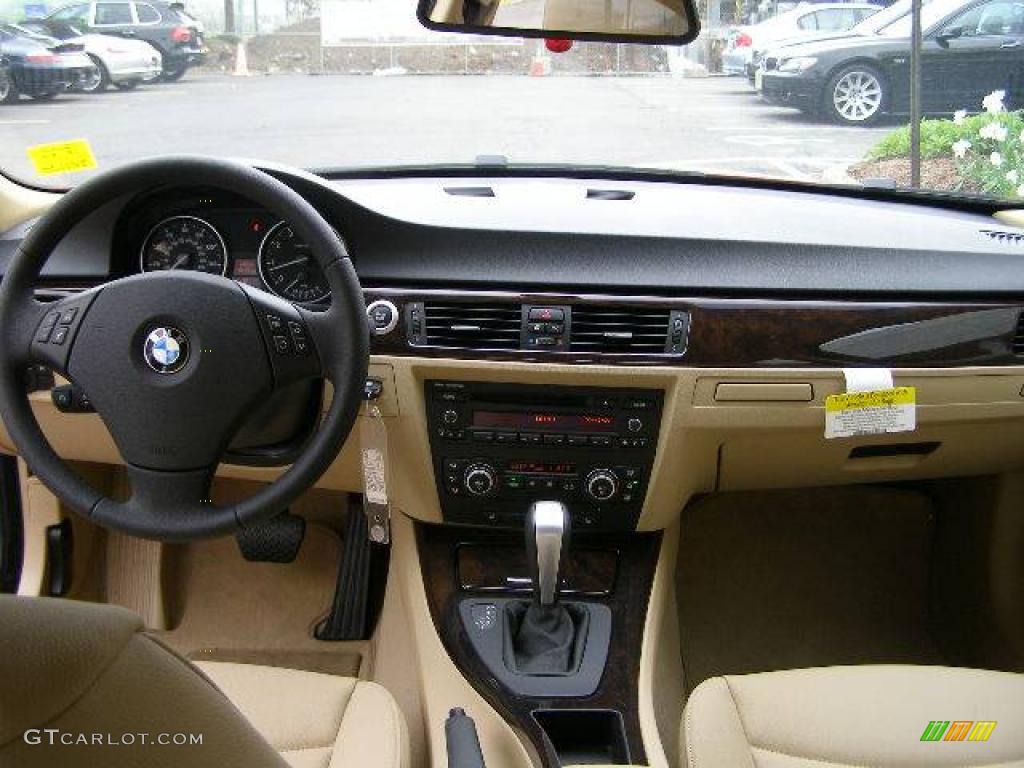 2008 3 Series 328xi Sedan - Crimson Red / Beige photo #60