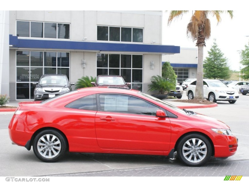 Rallye Red 2010 Honda Civic EX Coupe Exterior Photo #93434033