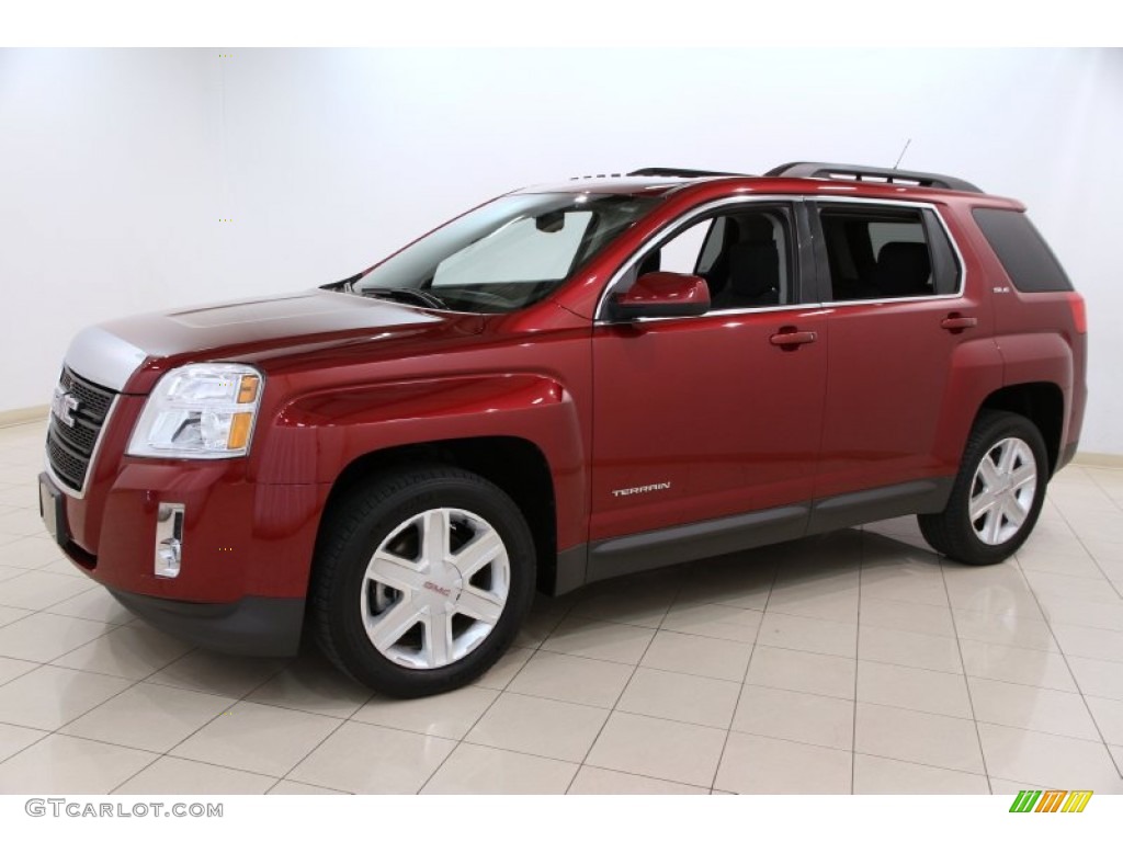 Merlot Jewel Metallic 2011 GMC Terrain SLE Exterior Photo #93434516