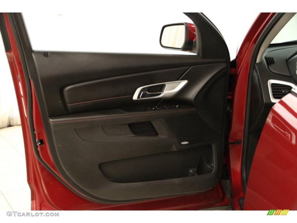 2011 GMC Terrain SLE Jet Black Door Panel Photo #93434526