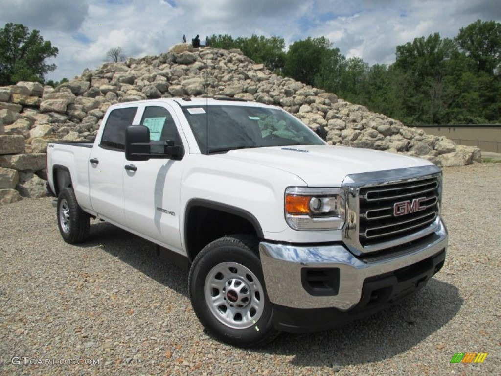 2015 Sierra 2500HD Crew Cab 4x4 - Summit White / Jet Black/Dark Ash photo #1