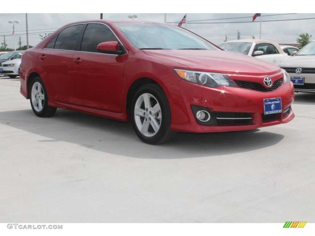 2014 Camry SE - Barcelona Red Metallic / Black photo #1