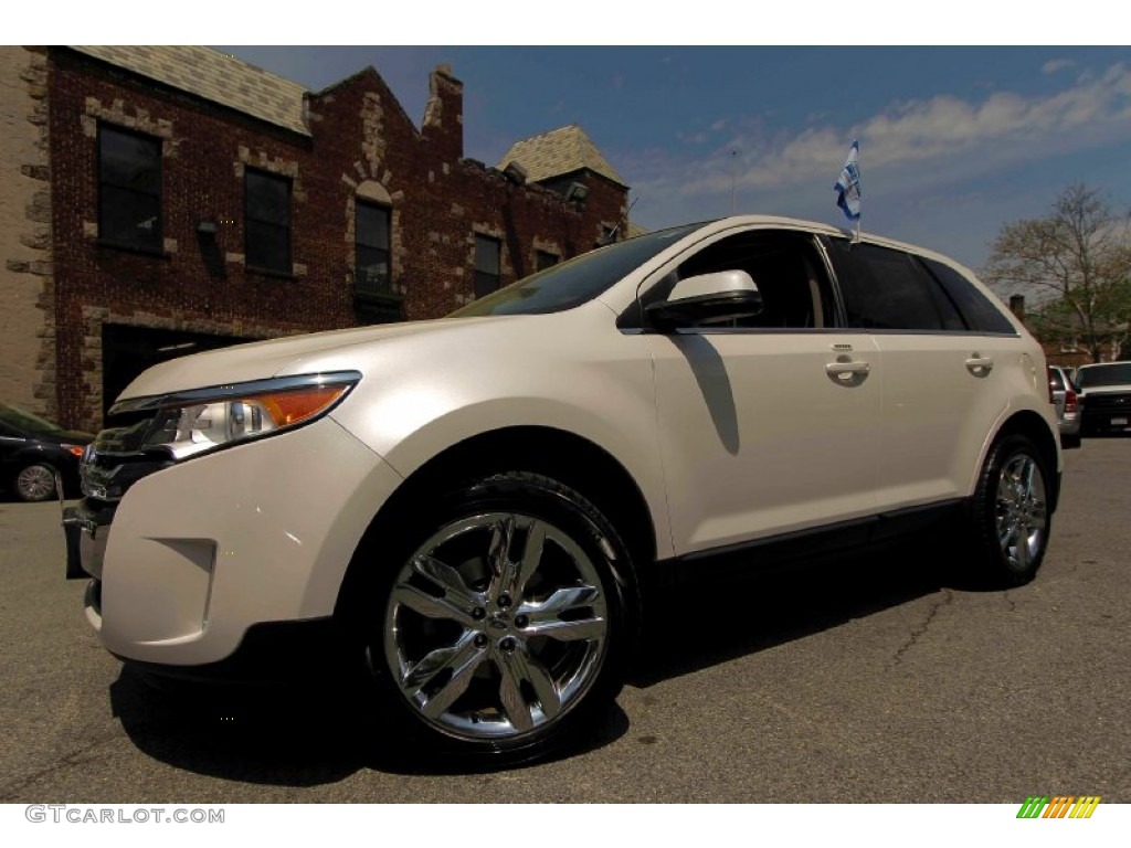2012 Edge Limited AWD - White Platinum Metallic Tri-Coat / Charcoal Black photo #1