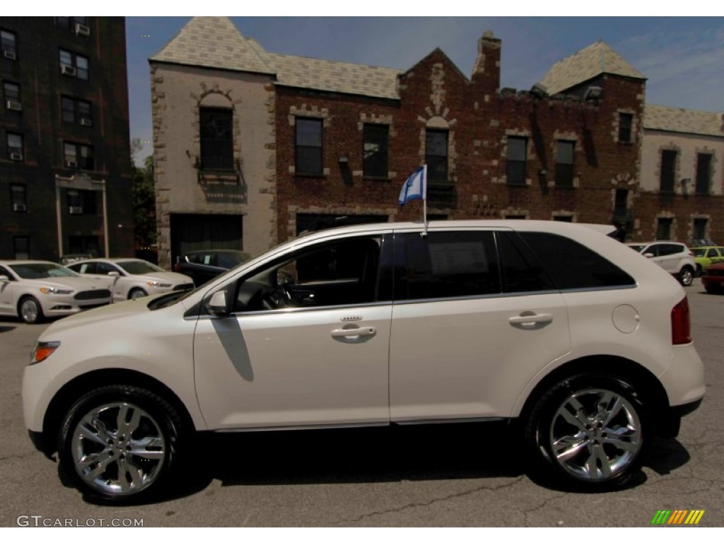 2012 Edge Limited AWD - White Platinum Metallic Tri-Coat / Charcoal Black photo #3