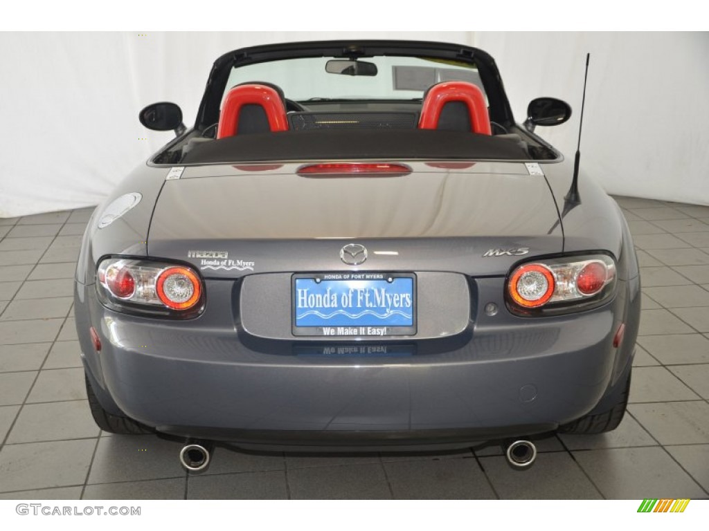 2006 MX-5 Miata Grand Touring Roadster - Galaxy Gray Metallic / Black photo #8