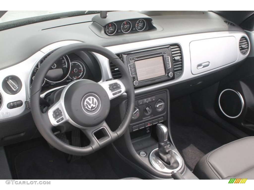 2014 Volkswagen Beetle TDI Convertible Titan Black Dashboard Photo #93438503