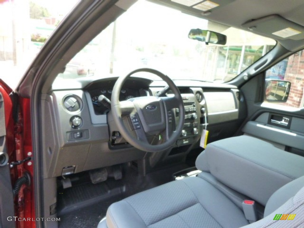 2014 F150 STX SuperCab 4x4 - Sunset / Steel Grey photo #12