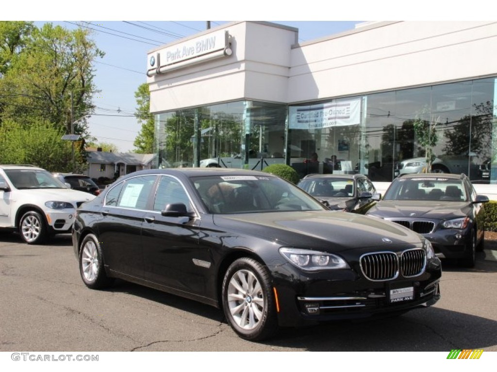 2013 7 Series 740Li xDrive Sedan - Black Sapphire Metallic / Black photo #1