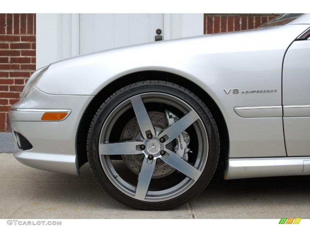 2004 CL 55 AMG - Brilliant Silver Metallic / Charcoal photo #24