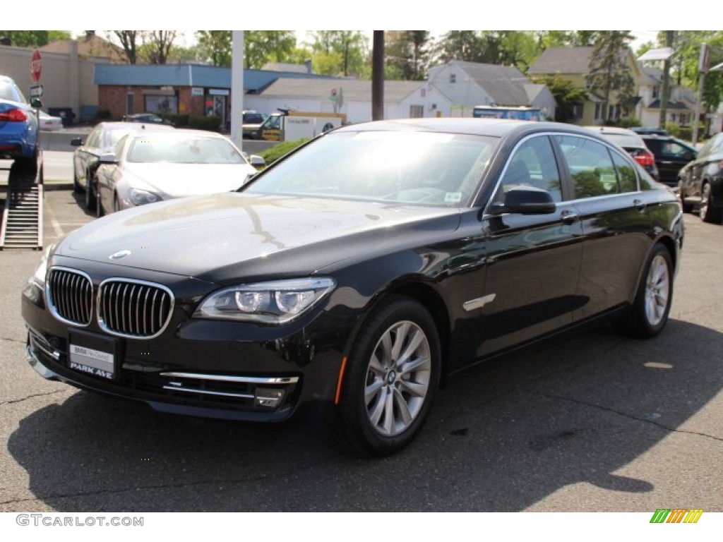 2013 7 Series 740Li xDrive Sedan - Black Sapphire Metallic / Black photo #7