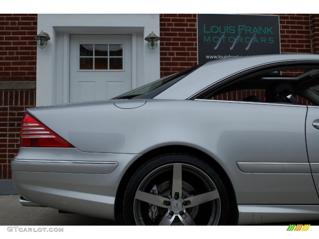 2004 CL 55 AMG - Brilliant Silver Metallic / Charcoal photo #29