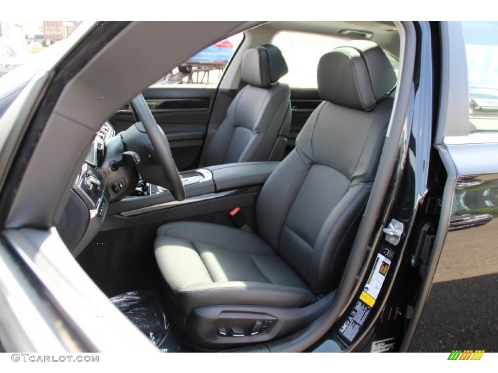 2013 7 Series 740Li xDrive Sedan - Black Sapphire Metallic / Black photo #12