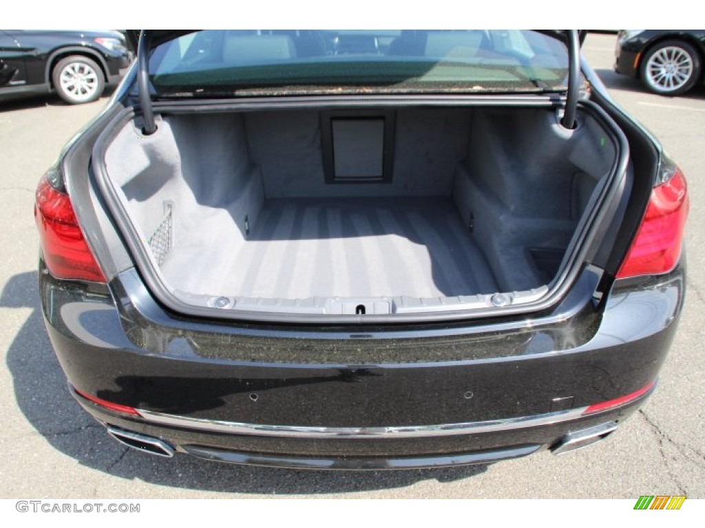 2013 7 Series 740Li xDrive Sedan - Black Sapphire Metallic / Black photo #21