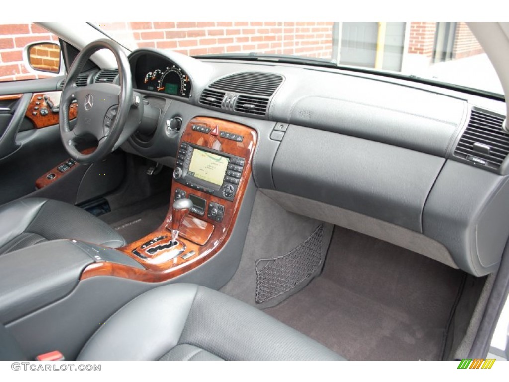 2004 Mercedes-Benz CL 55 AMG Charcoal Dashboard Photo #93443659