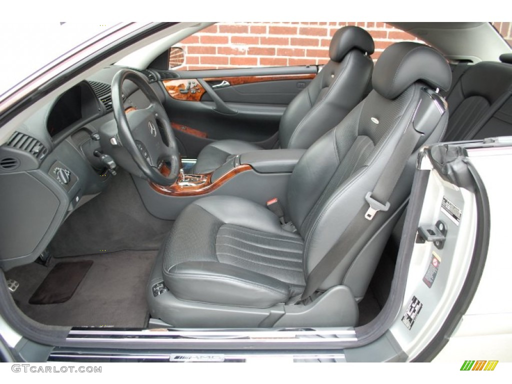 Charcoal Interior 2004 Mercedes-Benz CL 55 AMG Photo #93443686