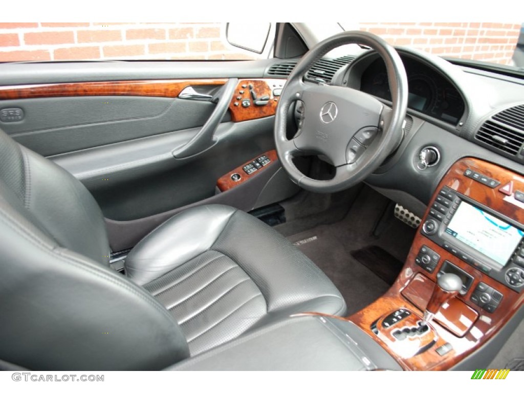 Charcoal Interior 2004 Mercedes-Benz CL 55 AMG Photo #93443854