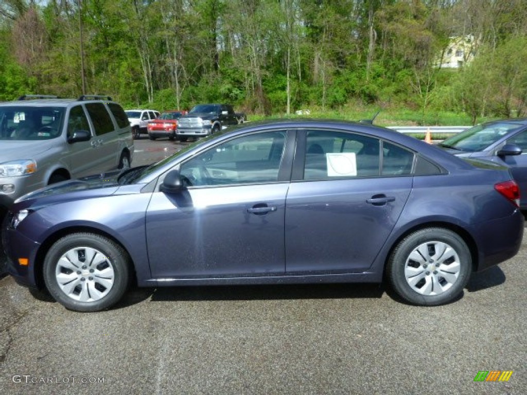 2014 Cruze LS - Atlantis Blue Metallic / Jet Black/Medium Titanium photo #2