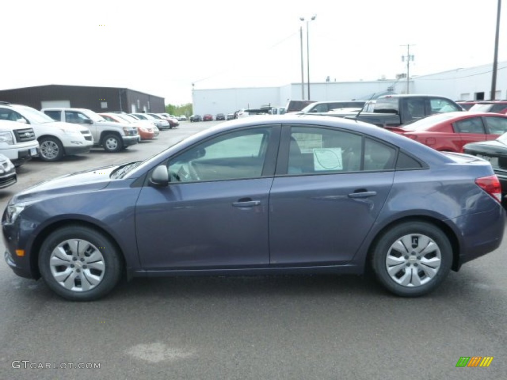 2014 Cruze LS - Atlantis Blue Metallic / Jet Black/Medium Titanium photo #2