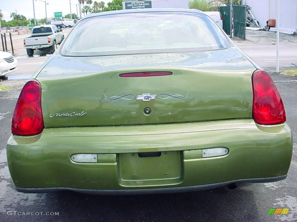 2001 Monte Carlo LS - Custom Lime Gold Metallic / Medium Gray photo #4