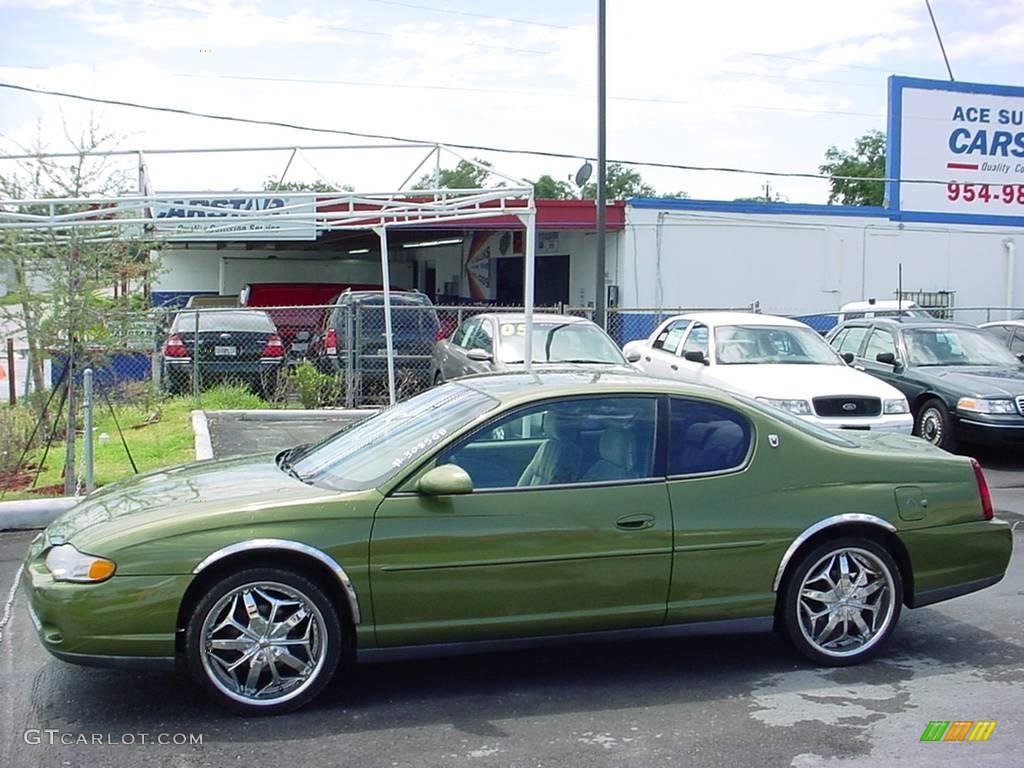 2001 Monte Carlo LS - Custom Lime Gold Metallic / Medium Gray photo #6