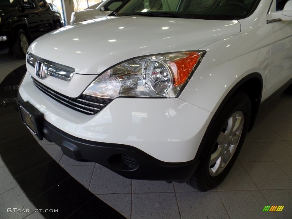 2008 CR-V EX-L 4WD - Taffeta White / Gray photo #5