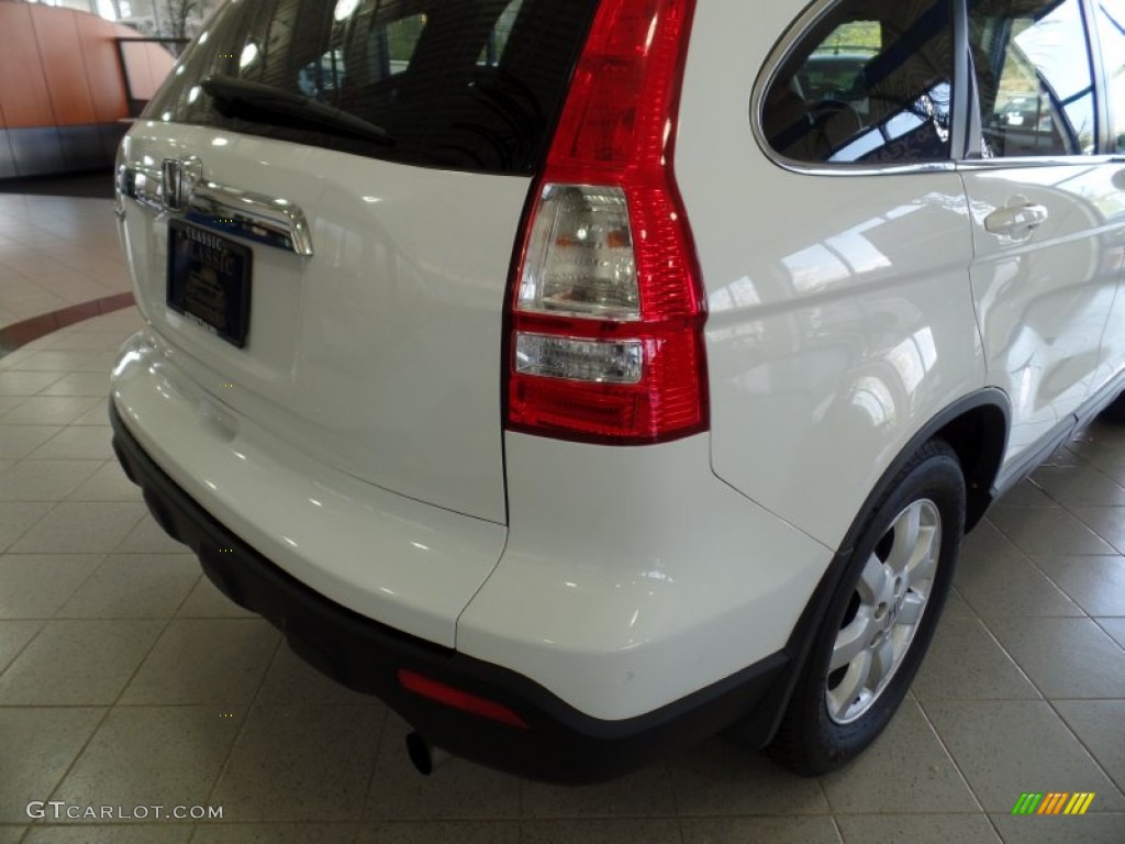 2008 CR-V EX-L 4WD - Taffeta White / Gray photo #8