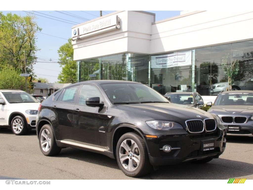 2012 X6 xDrive35i - Black Sapphire Metallic / Black photo #1