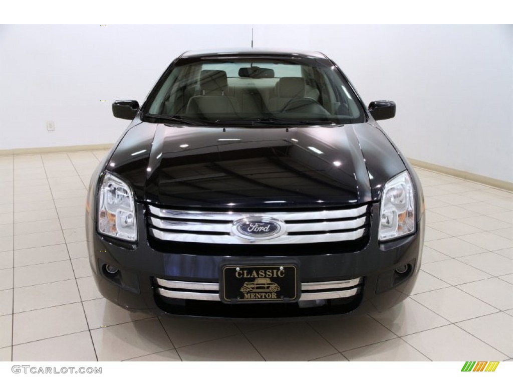 2008 Fusion SE - Dark Blue Ink Metallic / Medium Light Stone photo #2