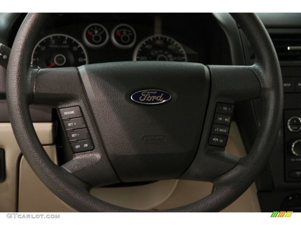 2008 Fusion SE - Dark Blue Ink Metallic / Medium Light Stone photo #6