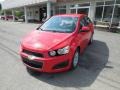 2014 Red Hot Chevrolet Sonic LT Sedan  photo #4