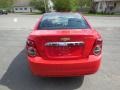 2014 Red Hot Chevrolet Sonic LT Sedan  photo #8