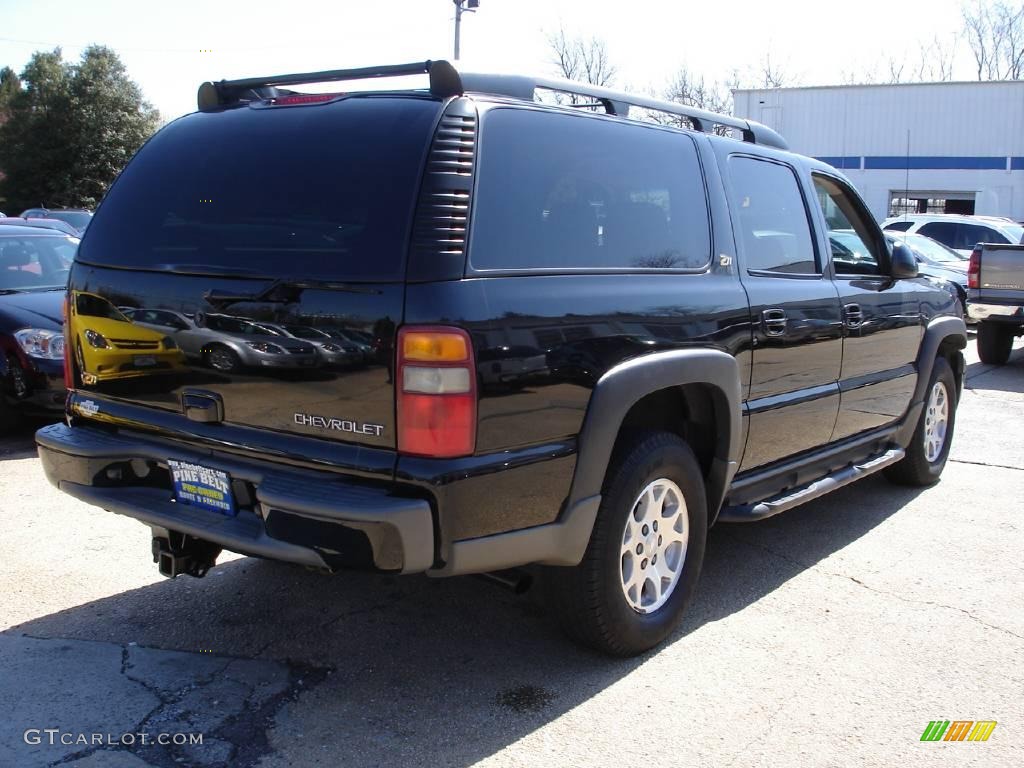 2003 Suburban 1500 Z71 4x4 - Black / Gray/Dark Charcoal photo #4