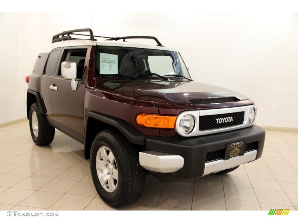 2007 FJ Cruiser 4WD - Black Cherry Pearl / Dark Charcoal photo #1